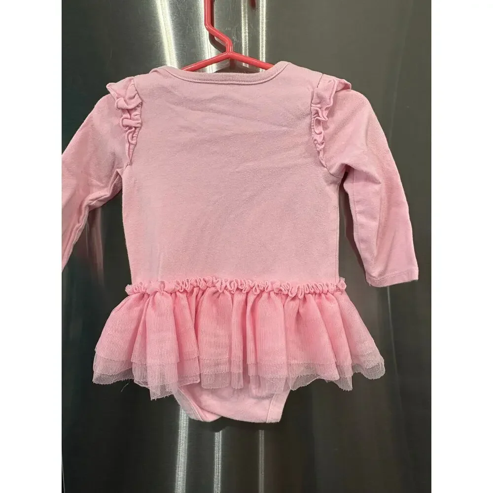 5/$15 Pink Skirted Rainbow Onesie - Cat & Jack - 6-9mo